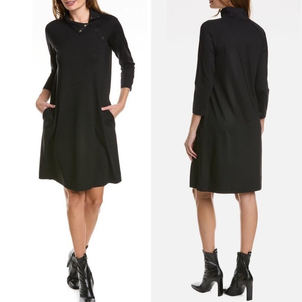 J. Mclaughlin Dress Women's XS Oversized‎ Christabel Black